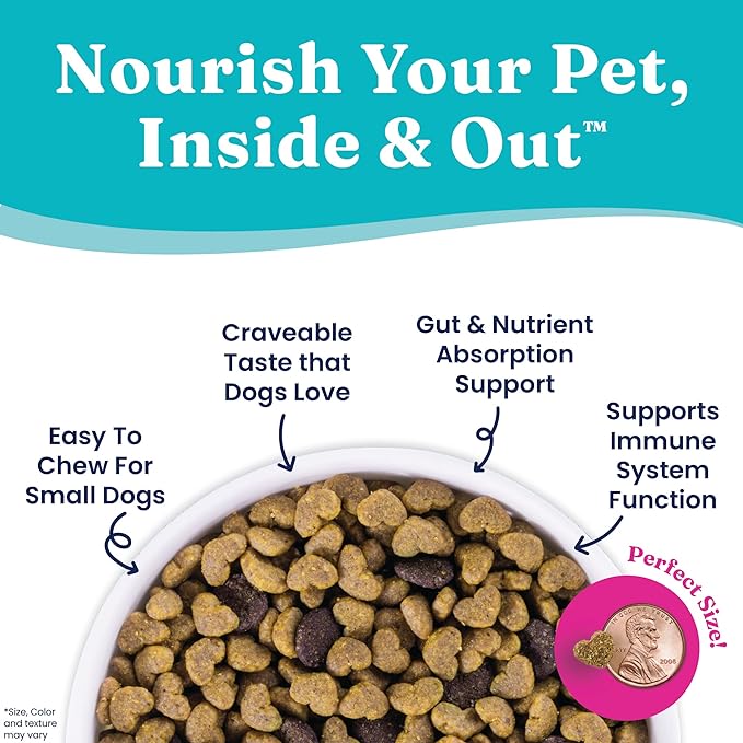Solid Gold Nutrientboost Mighty Mini Small Breed Dog Food - Dry Dog Food Made with Real Chicken for Any Toy Breed - Grain & Gluten Free Recipe for Gut Health & Sensitive Stomach Support - 3.75 LB Bag