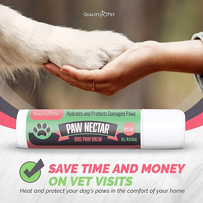 0.5oz Jumbo Dog Paw Balm Hydrates and Protects Damaged Dog Paws