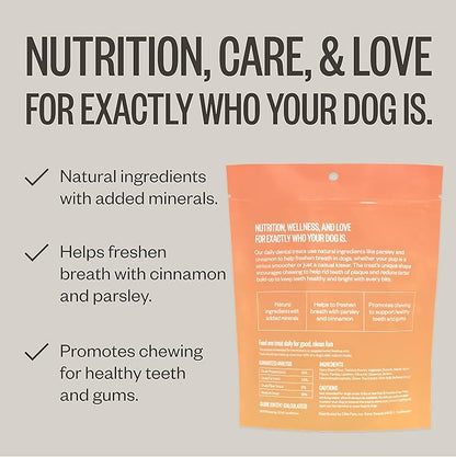 Ollie Dental Chews for Dogs XS- Dog Breath Treats - Dog Teeth Cleaning Treat - Dental Sticks for Dogs - Fresh Breath for Dogs - Dental Treats for Dogs - Dog Dental Care - 12 Oz.