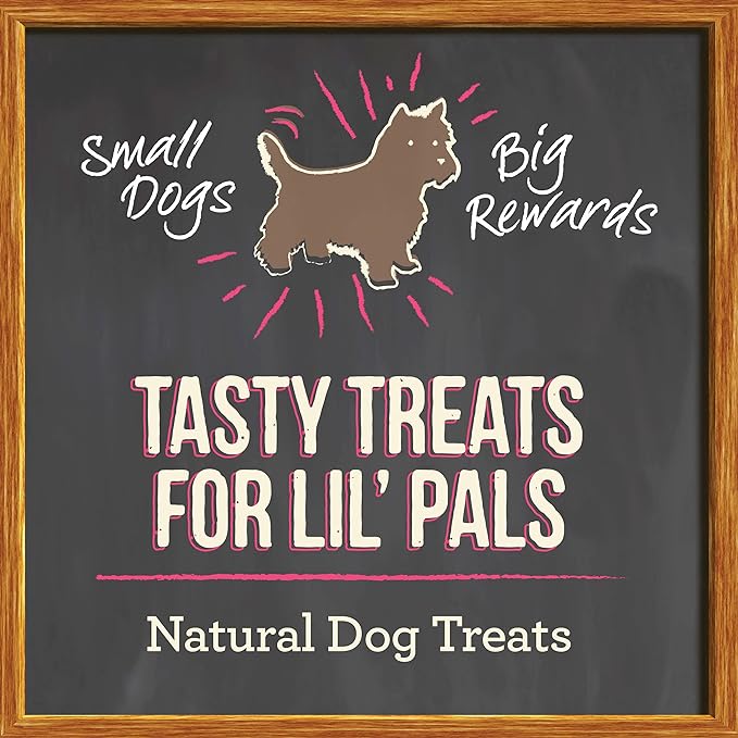 Merrick Lil’ Plates Grain Free Small Dog Treats, Natural Training Treats For Small Dogs, Teensy Turducken - 5 oz. Pouch