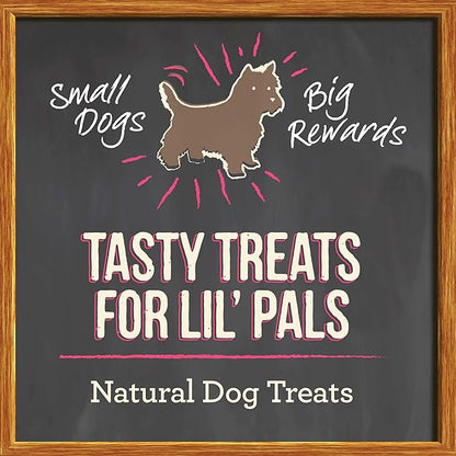 Merrick Lil’ Plates Grain Free Small Dog Treats, Natural Training Treats For Small Dogs, Teensy Turducken - 5 oz. Pouch