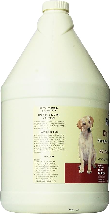 Natural Chemistry De Flea Concentrate Flea and Tick Shampoo, 1-Gallon