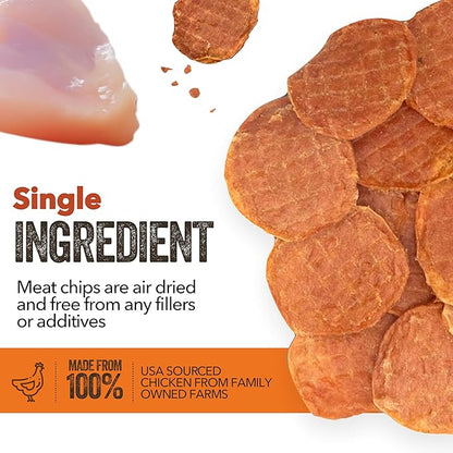 Gaines Family Farmstead Chicken Chips for Dogs, All-Natural, Grain-Free, Soy-Free, Dye-Free, Healthy Dog Treats for All Ages & Breeds, Puppies, Made in USA, 6 oz