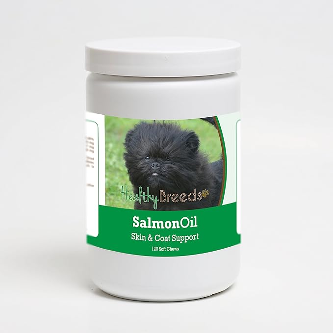 Healthy Breeds Affenpinscher Salmon Oil Soft Chews 120 Count