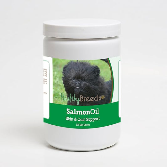 Healthy Breeds Affenpinscher Salmon Oil Soft Chews 120 Count