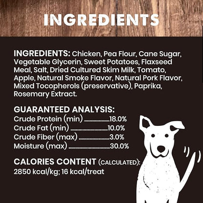 Cloud Star Wag More Bark Less Meatballs – Soft Grain Free Real Natural Chicken Dog Treats, Chicken 14 oz.