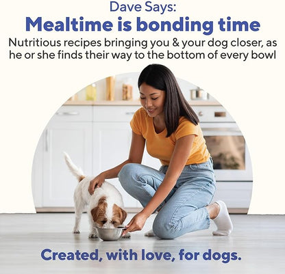 Dave's Pet Food Grain Free Wet Dog Food (Chicken & Vegetable in Gravy), Made in USA Naturally Healthy Canned Dog Food, Added Vitamins & Minerals, Wheat & Gluten-Free, 13.2 oz Cans (Case of 12)