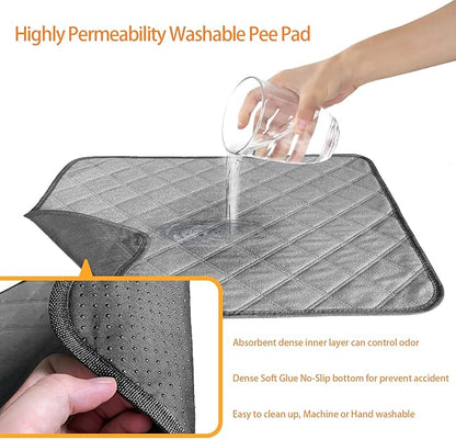 Dog Grass Pad with Tray, Dog Potty Grass for Puppy Training, Artificial Fake Grass for Dogs to Pee on Indoor Outdoor