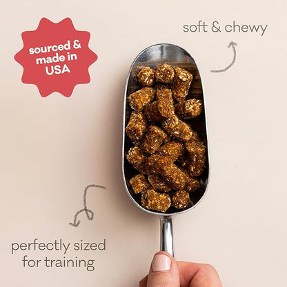 Polkadog Sweet Potato & Beef Wonder Nuggets Dog Treats – All-Natural Pet Training Treats for Dogs – Healthy, Handmade Puppy Snacks – Bite-Sized, Soft, Chewy Treats for Pets – 10 oz