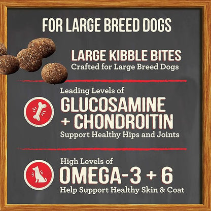 Merrick Grain Free Premium Large Breed Dry Dog Food, Wholesome and Natural Kibble, Chicken and Sweet Potato - 22.0 lb. Bag