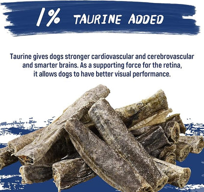 Dog Treats, Cod Skins Dog Treat with Taurine, One-Ingredient Grain-Free Chew Fish Skin Rolls with Rich in Omega3, 8 oz (Cod Skin)