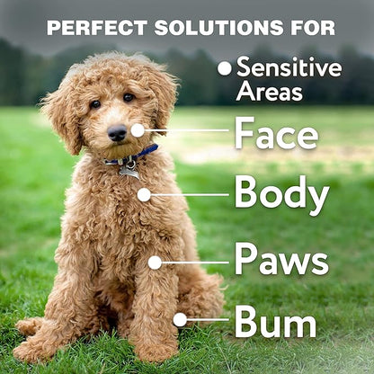 Arava Natural Pet Grooming Wipes with Silk Protein & Minerals for Dogs & Cats – Cleaning Deodorizing Wet Wipes for Body, Face, Fur and Paws - Safe for Puppies & Kittens - 7.5 x 5 inch - 50 Count