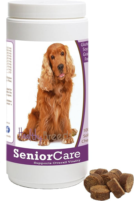 Healthy Breeds Cocker Spaniel Senior Dog Care Soft Chews 100 Count