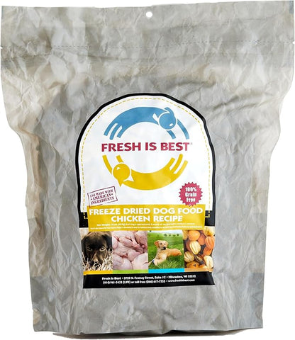 Fresh Is Best - Freeze Dried Raw Dog Food - Chicken, 8 Ounces
