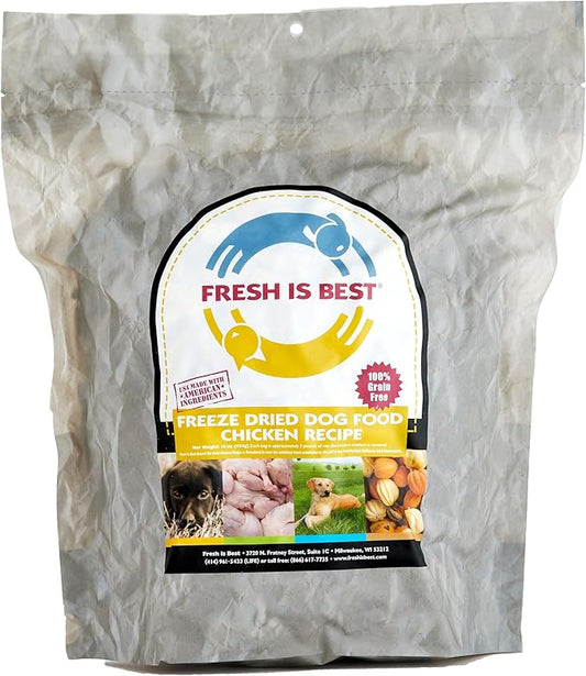 Fresh Is Best - Freeze Dried Raw Dog Food - Chicken, 8 Ounces