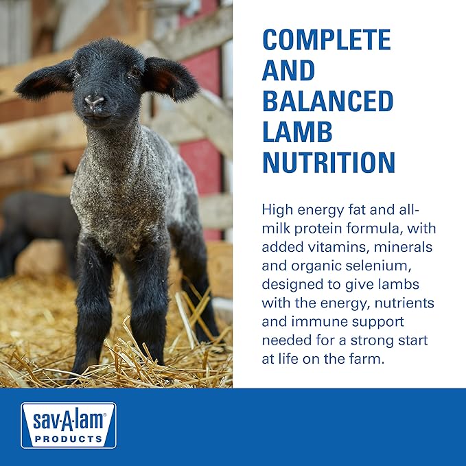 Sav-A-Lam® Lamb Milk Replacer | 8 Pound ( 8 LB) Pouch