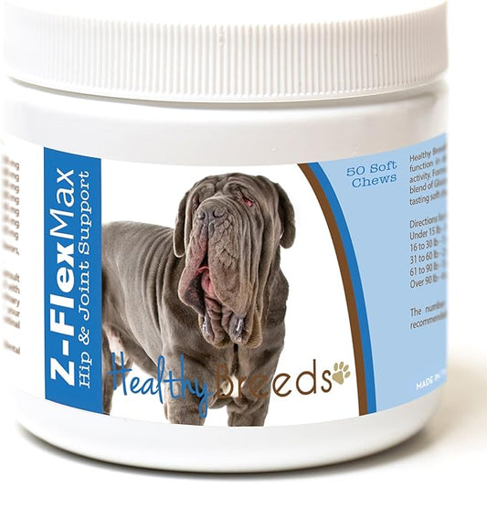 Healthy Breeds Neapolitan Mastiff Z-Flex Max Hip and Joint Soft Chews 50 Count
