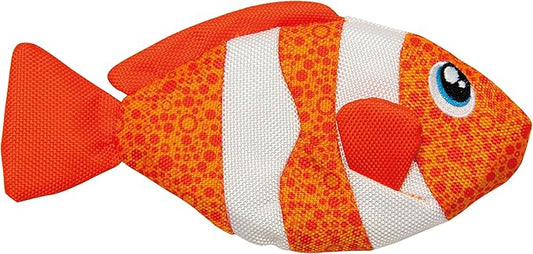 Outward Hound Floatiez Clownfish Floating Interactive Dog Toy, Small