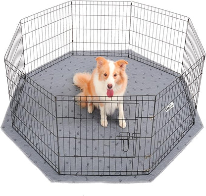 Washable Pee Pads for Dogs(Playpen not Included), 71" Diameter Reusable Puppy Pads with Super Absorbent, Specifically Designed for 24inch 8 Panels Dog Playpen-Octagon