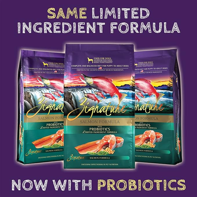 Zignature Salmon Limited Ingredient Formula Dry Dog Food 4lb