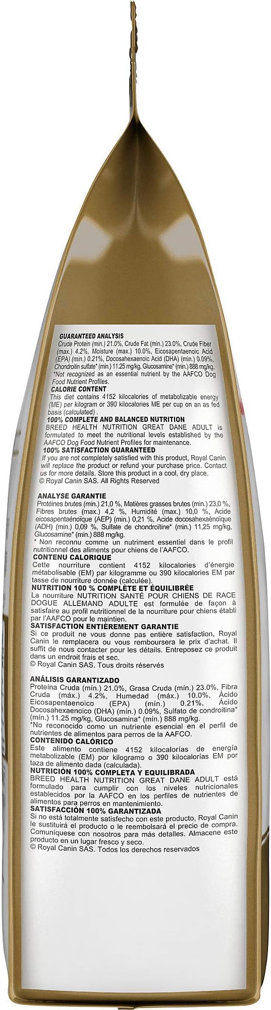 Royal Canin Great Dane Adult Dry Dog Food, 30 lb bag