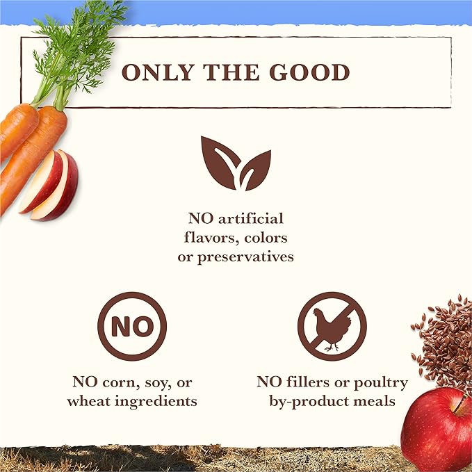 Whole Earth Farms Natural Grain Free Dry Kibble, Wholesome And Healthy Dog Food, Salmon And Whitefish Recipe - 25 LB Bag