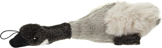 Multipet Canada Goose Migrator Bird Plush Dog Toy, Gray, 16" (37762), All Breed Sizes