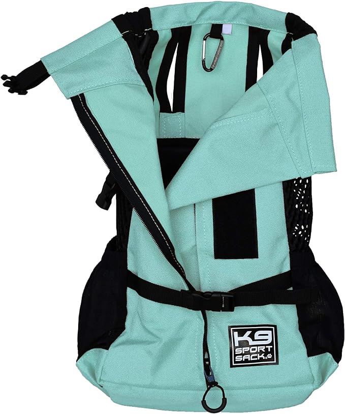 K9 Sport Sack | Dog Carrier Adjustable Backpack (Medium, Plus 2 - Summer Mint)