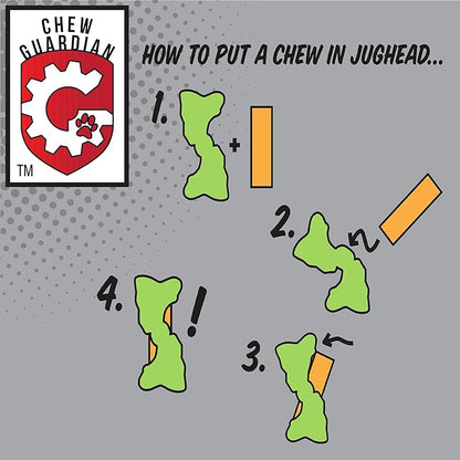 Himalayan Dog Chew Jughead Small Dog Chew Holder, Secures Chews for Dogs, Chew Smarter and Longer, Stimulate Your Dog, Holds Yak Chews, 1 Dog Toy