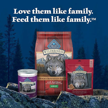 Blue Buffalo Wilderness Trail Treats Wild Bones Large Dental Chews, Grain-Free Dog Bones For Large Dogs Made with Natural Ingredients, 10-oz. Bag