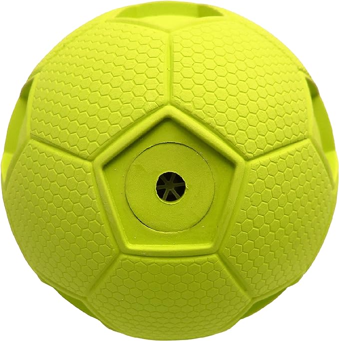 Nerf Dog 4in Soccer Squeak Ball Green, Dog Toy, Model Number: 2172