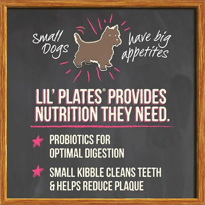 Merrick Lil’ Plates Premium Grain Free Dry Dog Food for Small Dogs, Real Salmon and Sweet Potato Kibble - 12.0 lb. Bag