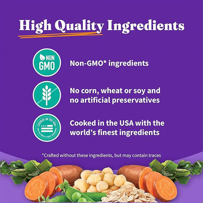 Halo Holistic Plant-Based Recipe with Kelp, Complete Digestive Health, Vegan Dry Dog Food Bag, Adult Formula, 21-lb Bag