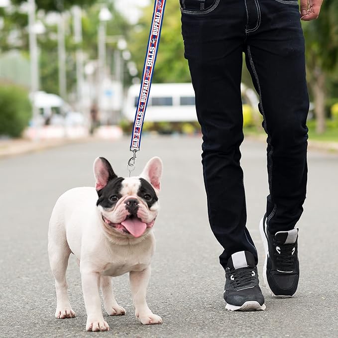 NFL PET Leash Buffalo Bills Dog Leash, Large Football Team Leash for Dogs & Cats. A Shiny & Colorful Cat Leash & Dog Leash Licensed by The NFL