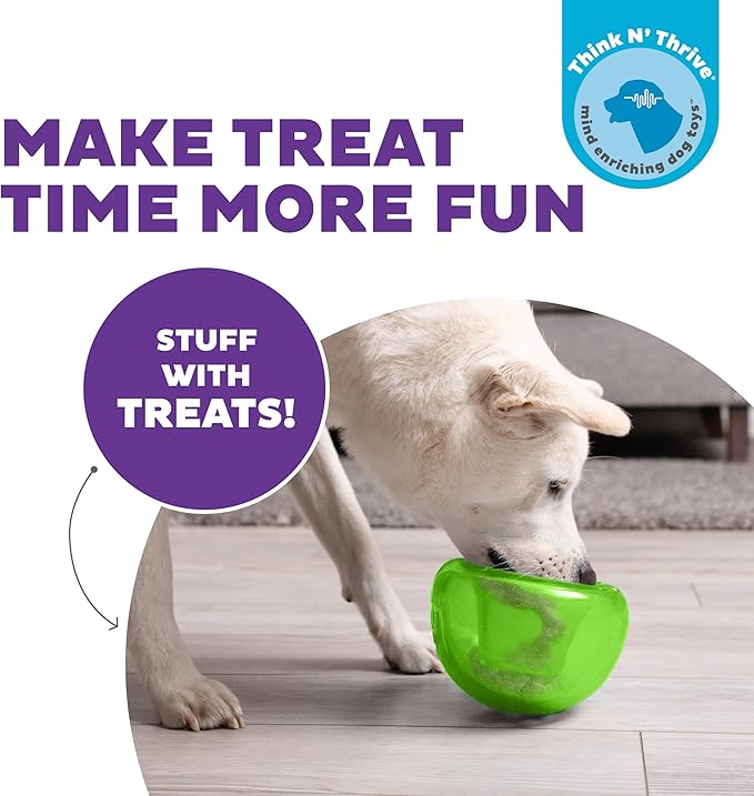Outward Hound Snoop Interactive Treat Dispensing Dog Toy, Large, Green