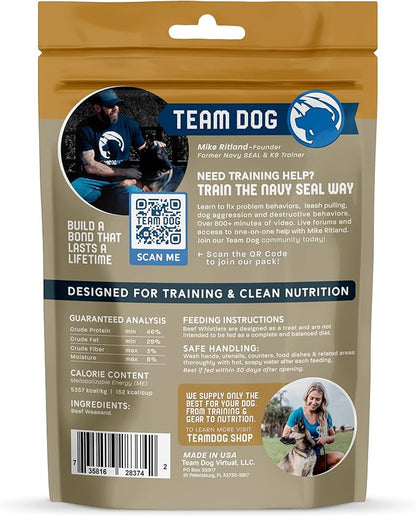 Beef Trachea Dog Chews | Single Ingredient Dog Treat | 100% Freeze Dried Beef Gullet Sticks for Dogs | Supports Healthy Teeth & Gums | All Natural Esophagus Dog Treats Made in USA | 3 Per Bag