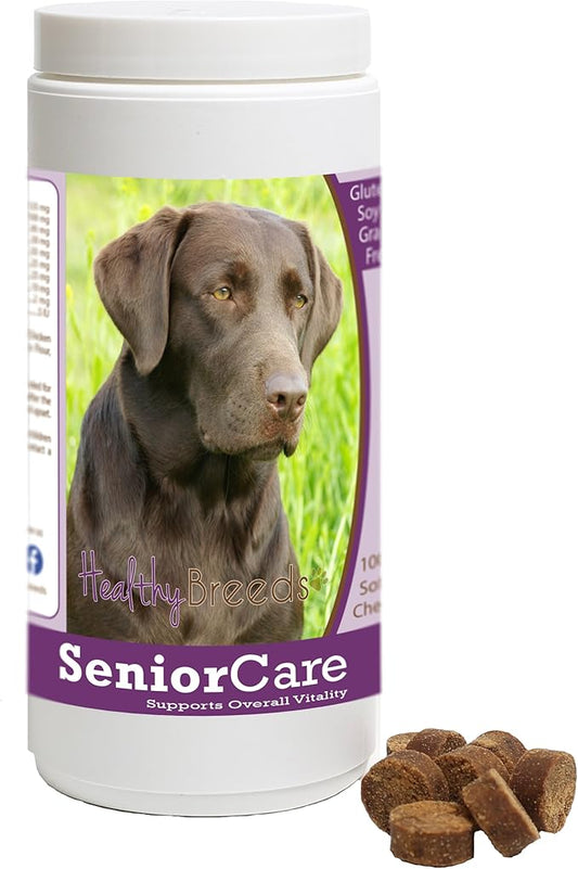 Healthy Breeds Labrador Retriever Senior Dog Care Soft Chews 100 Count