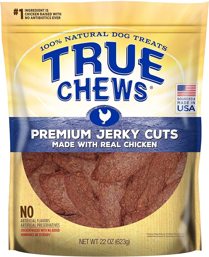 True Chews Premium Jerky Cuts Made with Real Chicken 22 oz. Premium Pack