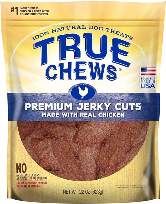 True Chews Premium Jerky Cuts Made with Real Chicken 22 oz. Premium Pack