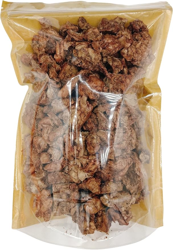Freeze Dried Chicken Hearts | One Ingredient | High Protein Dog Treat | Grain Free | Made in USA | Net Weight 3 oz