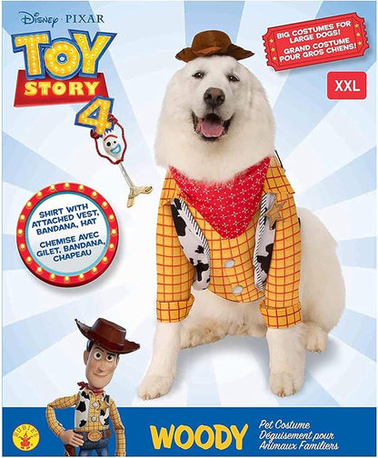 Rubie's Disney Toy Story Pet Costume, Woody, XXX-Large