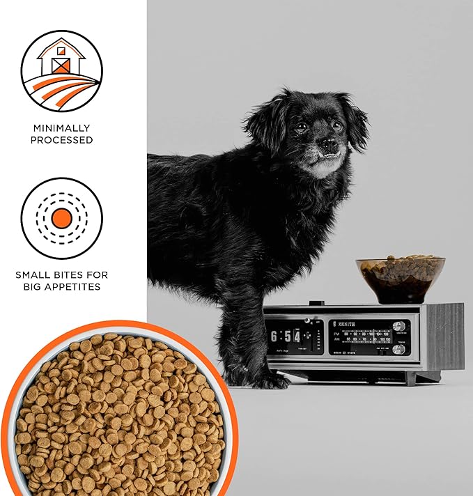 BIXBI Liberty Small Breed Grain Free Dry Dog Food, Chicken, 11 lbs - Fresh Meat, No Meat Meal, No Fillers - Gently Steamed & Cooked - No Soy, Corn, Rice or Wheat for Easy Digestion - USA Made