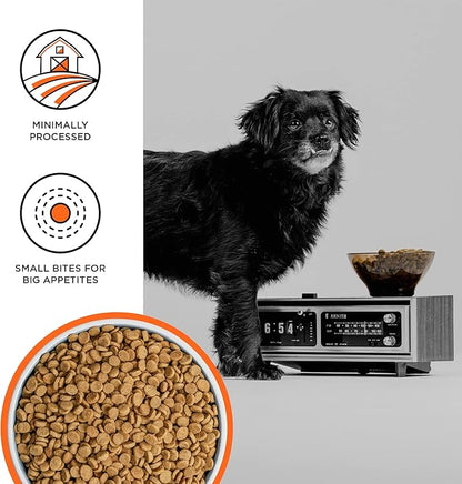 BIXBI Liberty Small Breed Grain Free Dry Dog Food, Chicken, 11 lbs - Fresh Meat, No Meat Meal, No Fillers - Gently Steamed & Cooked - No Soy, Corn, Rice or Wheat for Easy Digestion - USA Made