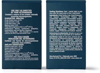 Vet One Advita™ Probiotic Powder for Dogs, a Daily Nutritional Supplement to Maintain Immune System, Appetite, & Digestion in 30, 1g Packets (3-Pack)