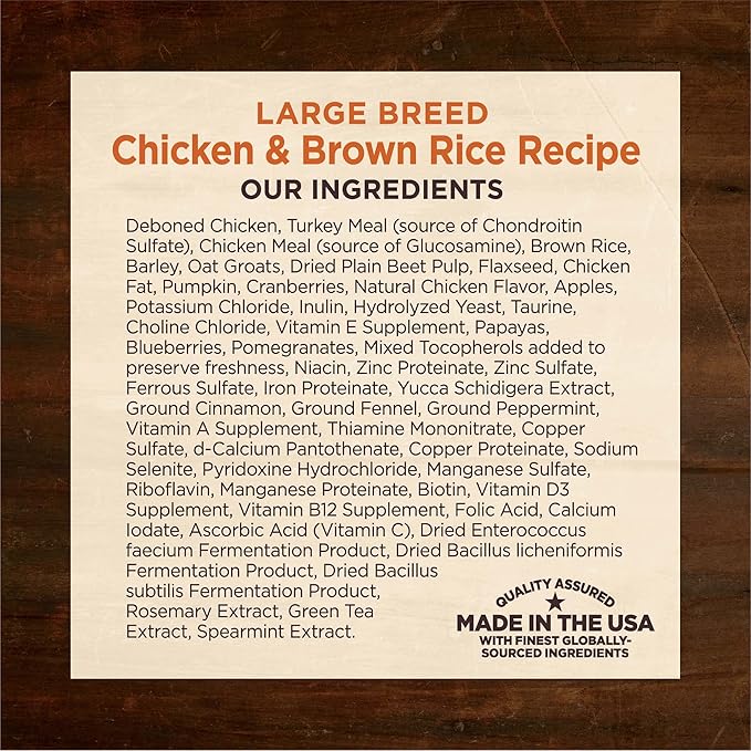 Wellness CORE Digestive Health Large Breed Chicken & Brown Rice Dry Dog Food, 24 Pound Bag