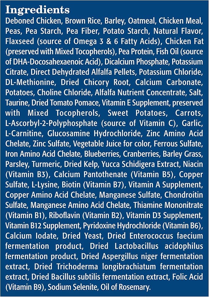 Blue Buffalo Life Protection Formula Natural Senior Dry Dog Food, Chicken and Brown Rice 15-lb