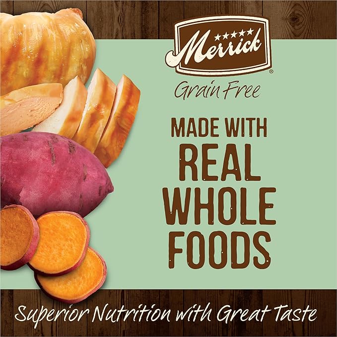Merrick Senior Dry Dog Food with Real Meat 10 Pound (Pack of 1)