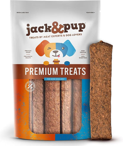Jack&Pup Jerky Dog Treats - Natural and Organic Training Treat for Dogs - Fresh and Savory Dog Chew - Fish Jerky (2lb Bag)