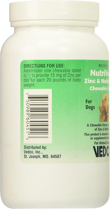 NutriVed Zinpro for Dogs (100 CHEWABLE Tablets)