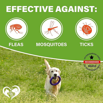 Flea and Tick Prevention Chewable Pills for Dogs - Revolution Oral Flea Treatment for Pets - Pest Control & Natural Defense - Chewables Small Tablets Made in USA (Chicken)